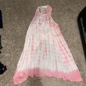 Pink Tie-Dye Boutique Sundress